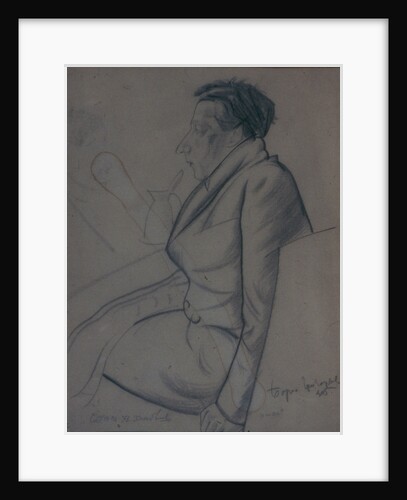 Portrait of the Poet Velimir Khlebnikov, 1915 by Boris Dmitryevich Grigoriev