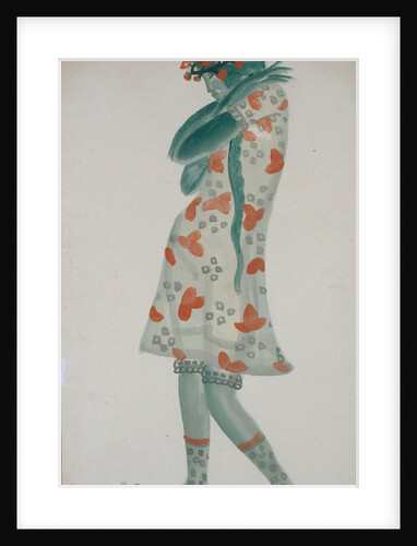 Costume design for the opera Snow Maiden by N. Rimsky-Korsakov, 1919 by Boris Dmitryevich Grigoriev