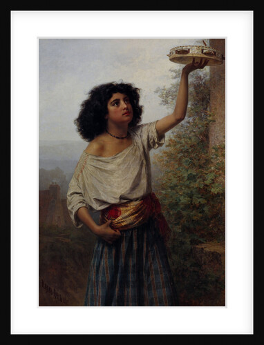 Young Gipsy Woman, 1870 by Karl Fyodorovich Gun