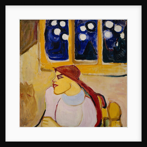 Woman in a Kerchief (A Scandinavian Princess), 1910 by Yelena Genrichovna Guro