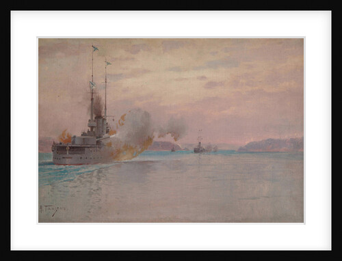 The Russian naval bombardment of the Bosphorus, 1915-1916 by Alexey Hansen