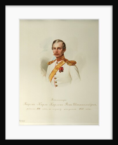 Portrait of Baron Karl Karlovich von Stackelberg by Vladimir Ivanovich Hau