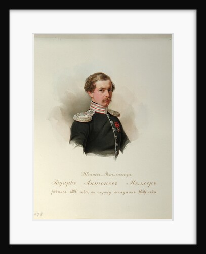 Portrait of Eduard Antonovich Moller by Vladimir Ivanovich Hau