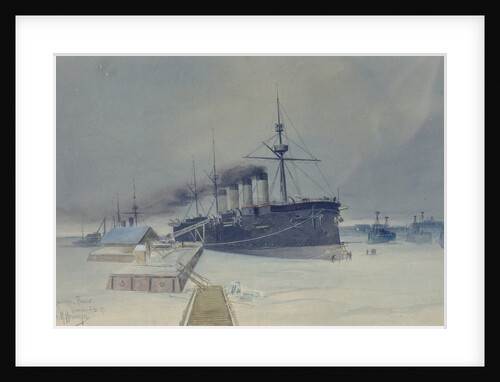 Armored cruiser Rossia, 1897 by Konstantin Vasilyevich Isenberg