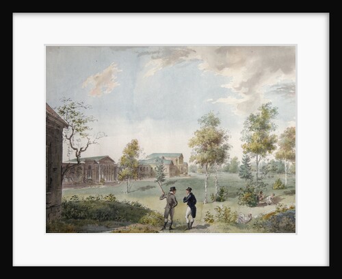 Main house of the Urban Estate of Count Alexei Kirillovich Razumovsky in Moscow, Early 1800s by Ivan Alexeyevich Ivanov