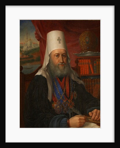 Portrait of Yevgeny Bolkhovitinov, Metropolitan of Kiev and Galicia, 1837 by Alexei Afanasyevich Kalashnikov
