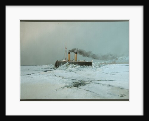 Icebreaker Yermak, 1898 by Nikolai Nikolayevich Karasin