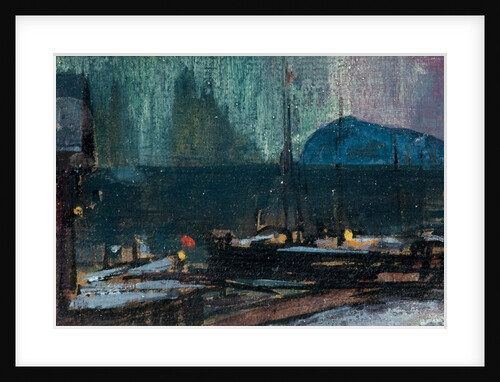 The northern lights in Norway, 1902 by Konstantin Alexeyevich Korovin