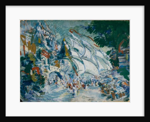 Stage design for the opera Sadko by N. Rimsky-Korsakov, 1906 by Konstantin Alexeyevich Korovin