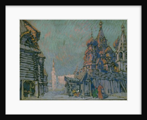 Stage design for the opera Khovanshchina by M. Musorgsky, 1911 by Konstantin Alexeyevich Korovin