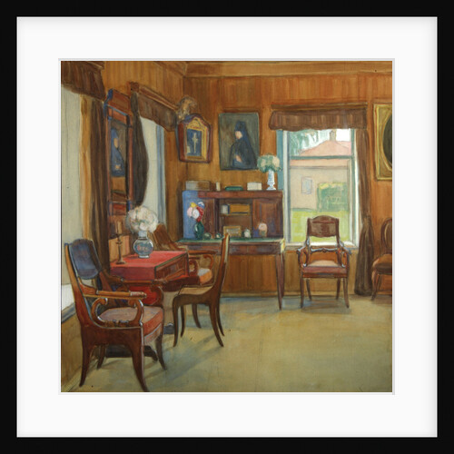 Interior in the House in Chegodayevo Village, 1900s by Olga Nikolayevna Korovina