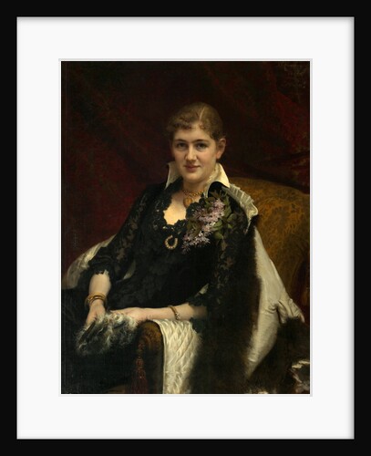 Portrait of Y.A. Voeykova, 1882 by Ivan Nikolayevich Kramskoi
