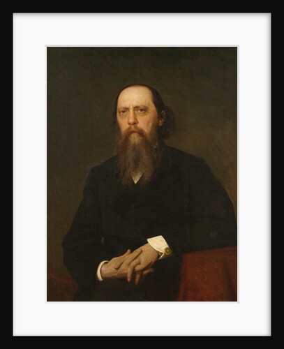 Portrait of the author Mikhail Saltykov-Shchedrin, 1879 by Ivan Nikolayevich Kramskoi
