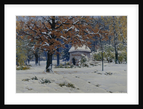 Snow in September, 1898 by Konstantin Yakovlevich Kryzhitsky