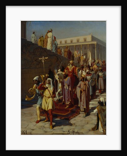 Triumphal Procession of Haman, 1875 by Kozma Nikiforovich Kudryavtsev