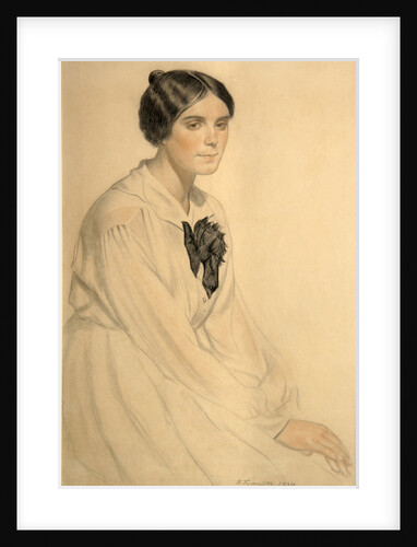 Portrait of Ksenia Nikolayevna Semenova (Skalova), 1920 by Boris Michaylovich Kustodiev