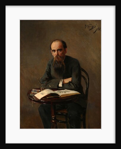 Portrait of the Painter Yefim Yefimovich Volkov, 1885 by Nikolai Dmitrievich Kuznetsov