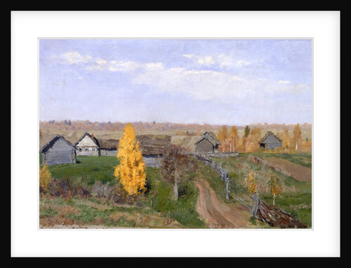 Golden autumn. Slobodka, 1889 by Isaak Ilyich Levitan