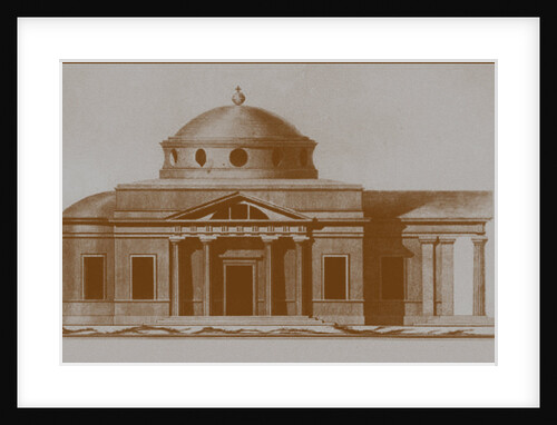 Projest of the Cathedral of St Joseph in Mogilev, c. 1780 by Nikolai Alexandrovich Lvov