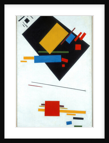 Suprematist painting (Black Trapezoid and Red Square), 1915 by Kasimir Severinovich Malevich
