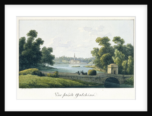 The Priory Palace in Gatchina, before 1817 by Andrei Yefimovich Martynov