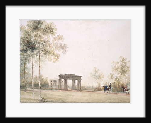 Gateway to the Park in Tsarskoye Selo, after 1821 by Andrei Yefimovich Martynov