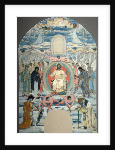 The Saviour Enthroned, 1905 by Mikhail Vasilyevich Nesterov