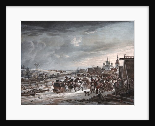 Winter, 1825 by Alexander Osipovich Orlowski