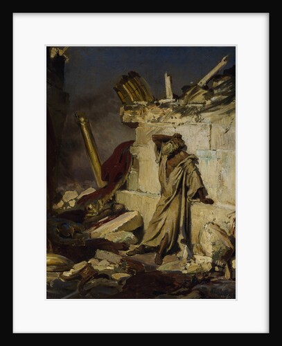 Jeremiah lamenting the Destruction of Jerusalem, 1870 by Ilya Yefimovich Repin