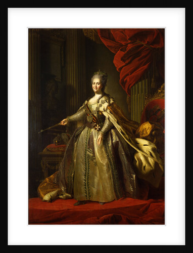 Portrait of Empress Catherine II, 1775-1780 by Fyodor Stepanovich Rokotov