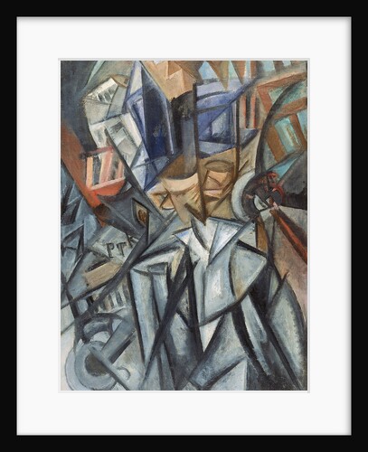 Man on the Street (Analysis of Volumes), 1913 by Olga Vladimirovna Rozanova
