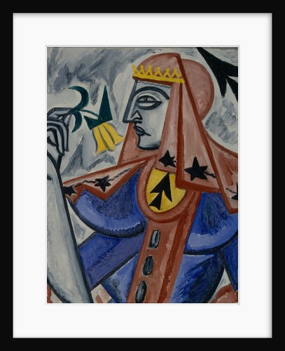 Queen of spades, 1913-1914 by Olga Vladimirovna Rozanova
