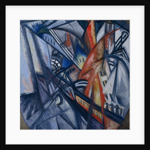 Fire in the City, 1913 by Olga Vladimirovna Rozanova