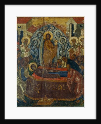 The Dormition of the Virgin, Early 15th cen by Russian icon