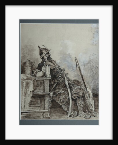 Bogatyr, 1893 by Andrei Petrovich Ryabushkin