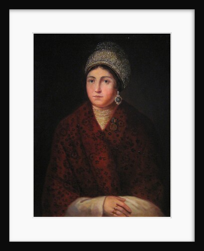 Vasilisa Kozhina, 1813 by Alexander F. Smirnov
