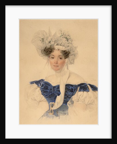 Portrait of Countess Varvara Sergeyevna Golitsyna, née Rumyantseva-Kagulska, Mid 1830s by Pyotr Fyodorovich Sokolov