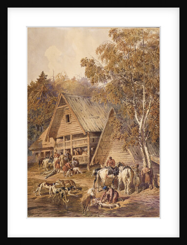 The Huntsmen, 1863 by Pyotr Petrovich Sokolov