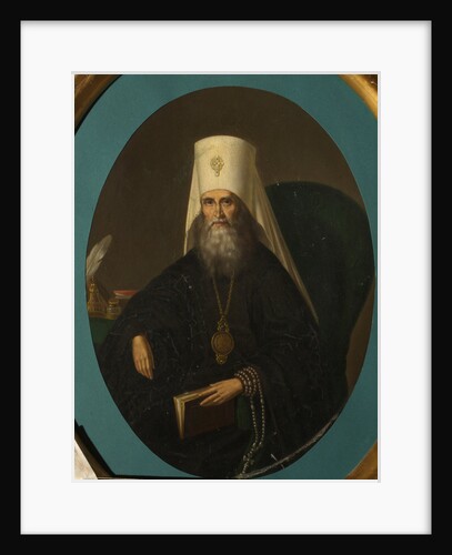 Portrait of the Metropolitan Filaret of Moscow, 1860s by Nikolai Danilovich Sprevitch