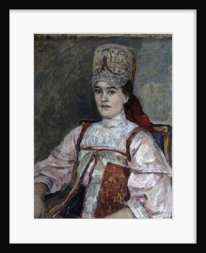 Portrait of Natalia Fyodorovna Matveyeva, 1908 by Vasili Ivanovich Surikov