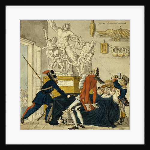 Napoleon Bonaparte selling Stolen Goods, 1813 by Ivan Ivanovich Terebenev