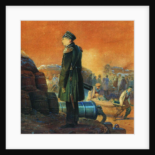 Admiral Pavel Nakhimov on the Bastion, 1855 by Vasily Timm