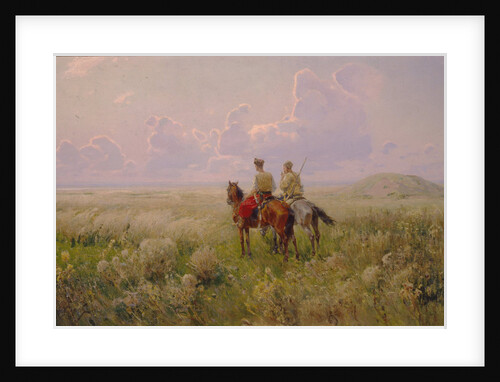 Cossacks in the Steppe, 1900s by Sergei Ivanovich Vasilkovsky