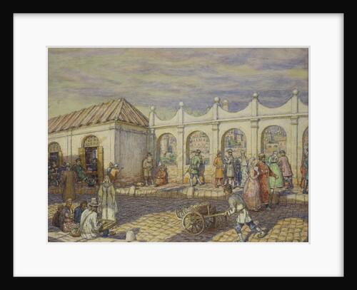 The Stone Bridge at the Time of Peter I, 1901 by Appolinari Mikhaylovich Vasnetsov