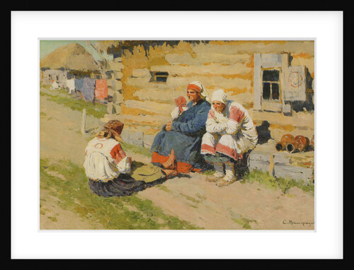 Waiting In the Sun, 1894 by Sergei Arsenyevich Vinogradov