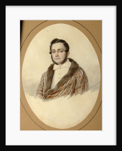 Portrait of Yakov Nikolayevich Kalinovsky, 1836 by Mikhail Prokopyevich Vishnevitsky