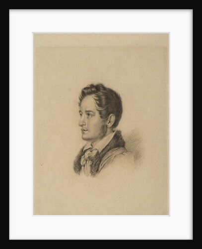 Portrait of the author Alexander Herzen, ca 1836 by Alexander Lavrentievich Vitberg