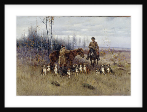 Fox hunting by Sergey Semyonovich Voroshilov