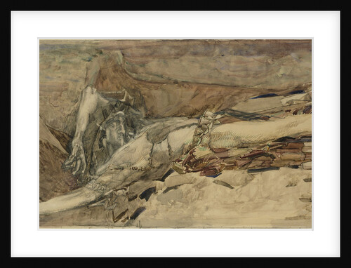 The Demon downcast, 1901 by Mikhail Alexandrovich Vrubel