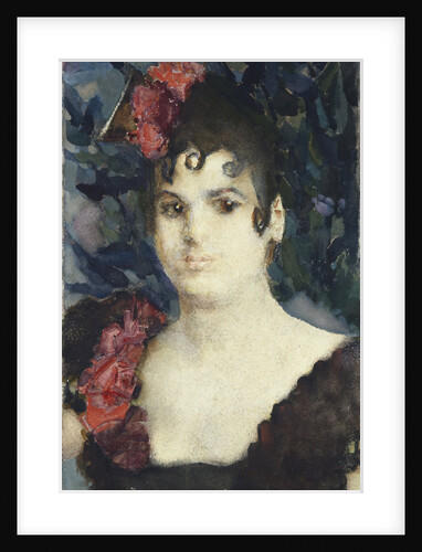 Portrait of Tatyana Lyubatovich as Carmen, 1890s by Mikhail Alexandrovich Vrubel